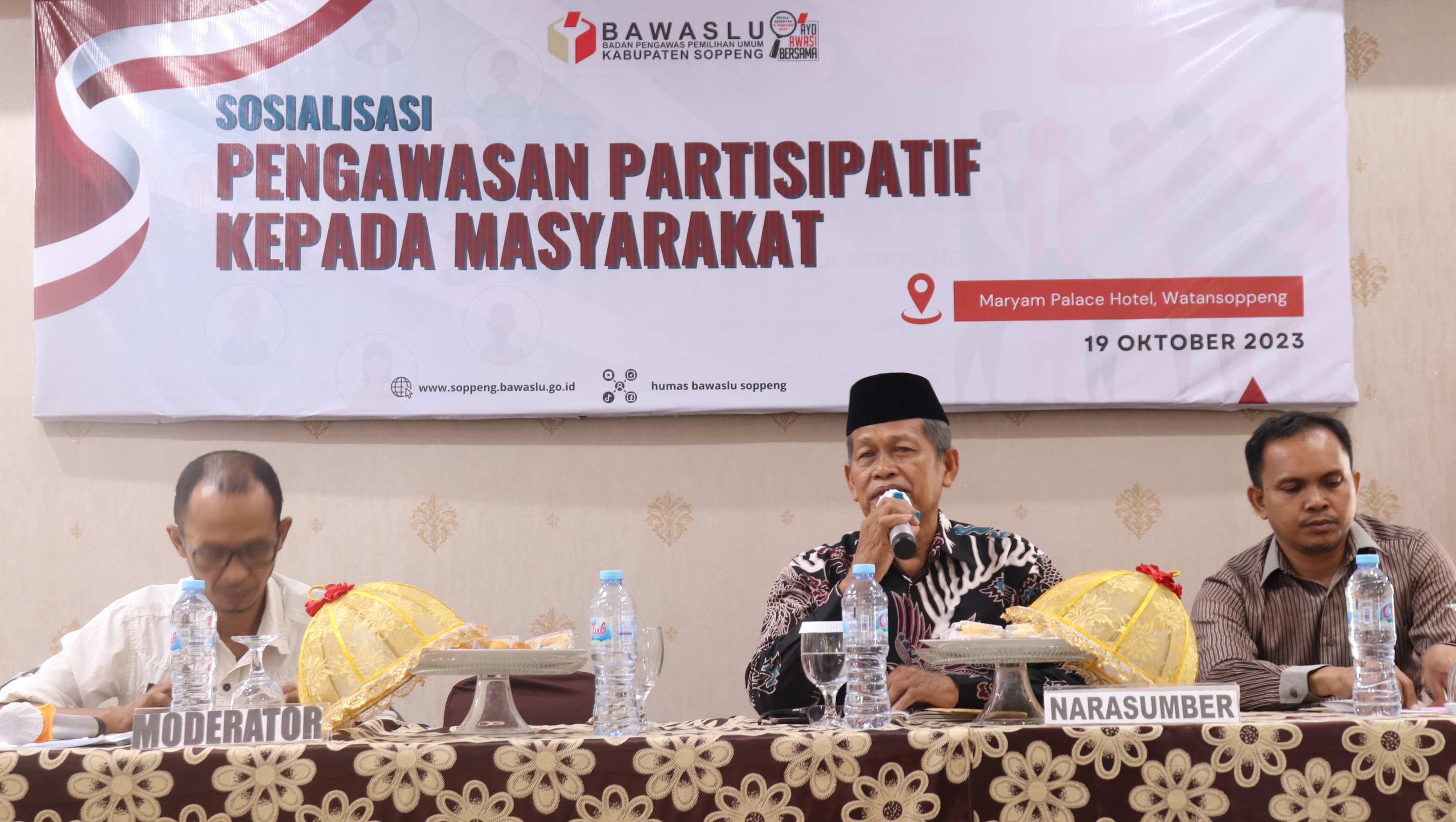 Dengungkan Pengawasan, Bawaslu Soppeng Rangkul Masyarakat Jadi Agen Pengawasan Partisipatif