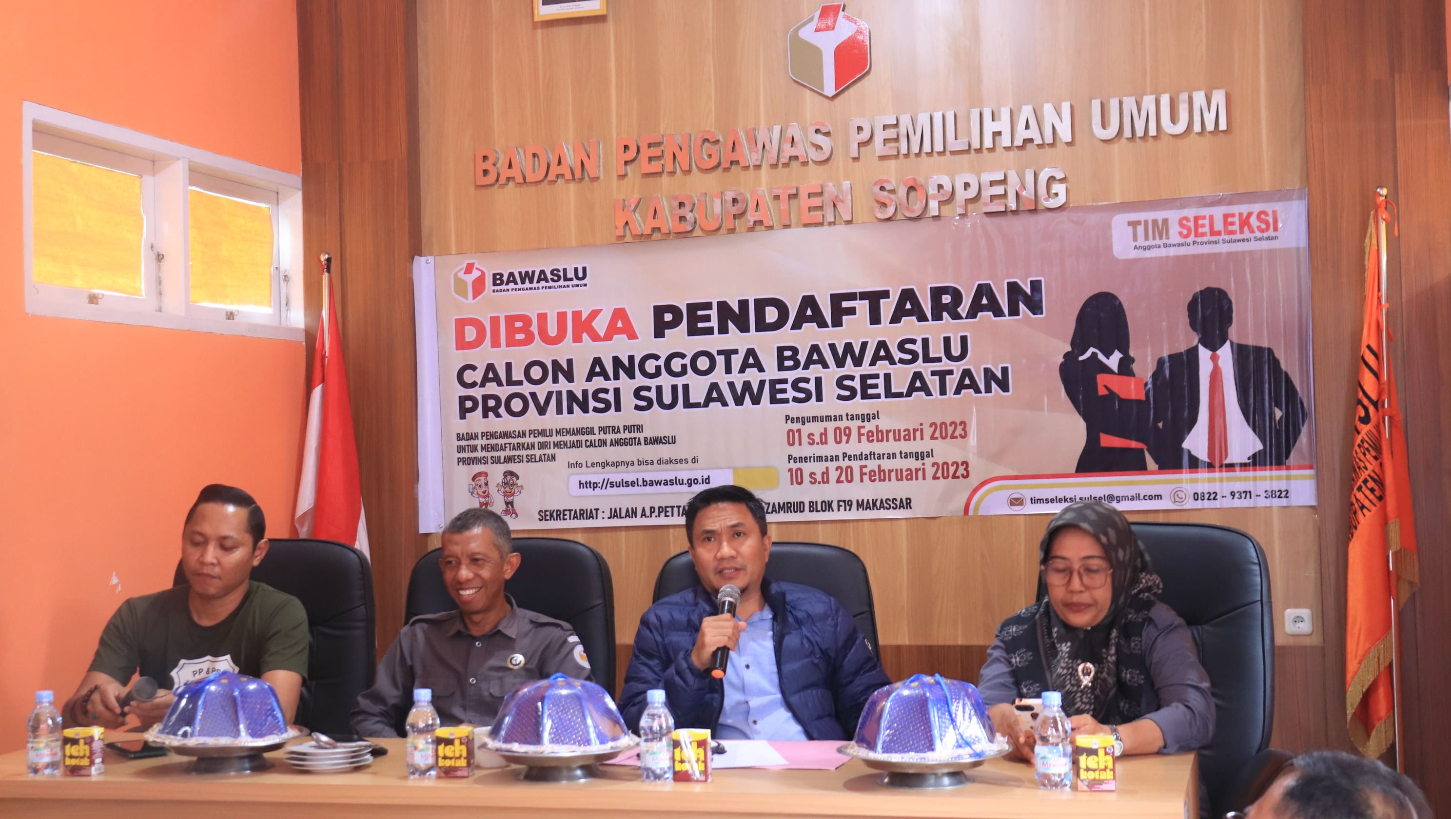 Di Soppeng, Timsel Sosialisasikan Pendaftaran Anggota Bawaslu Provinsi SulSel