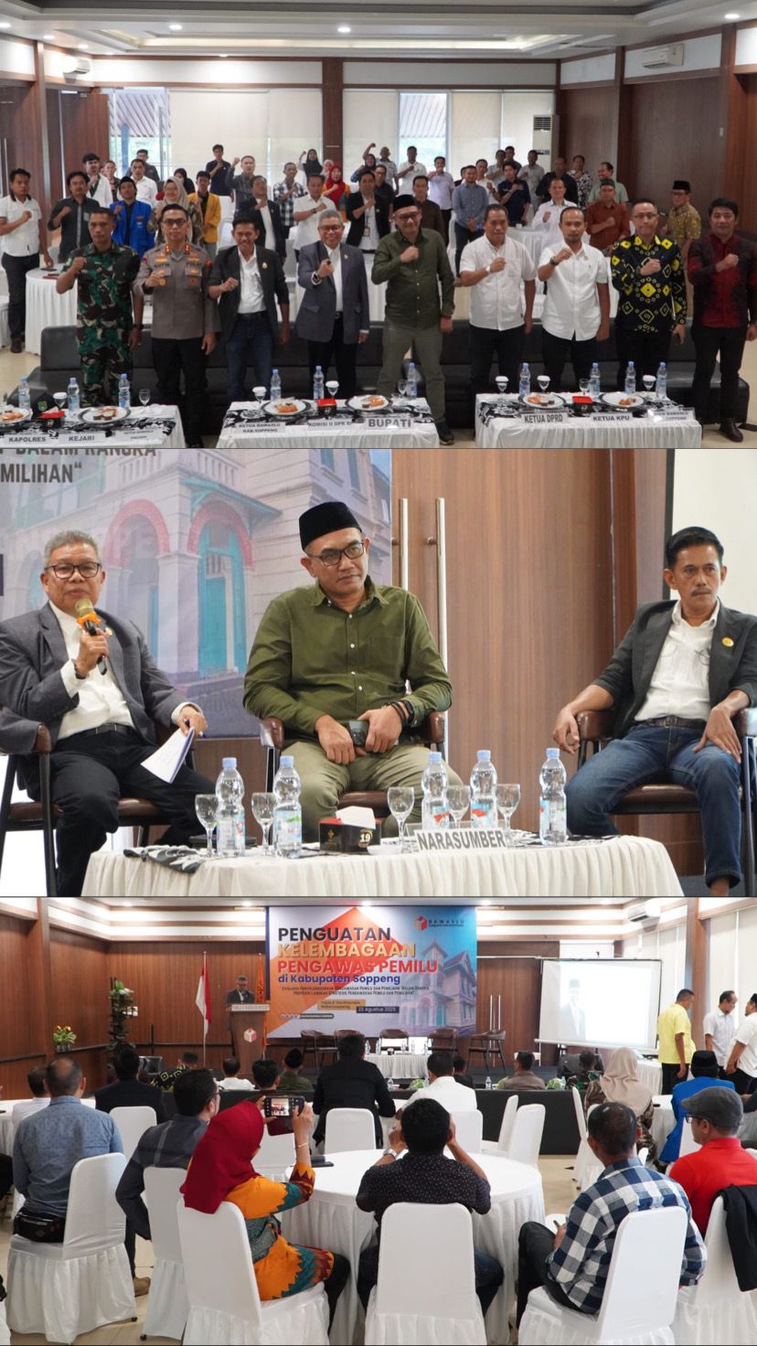 Bawaslu Soppeng Gelar Forum Penguatan Kelembagaan, Himpun Masukan Strategis untuk Perbaikan Sistem Pemilu