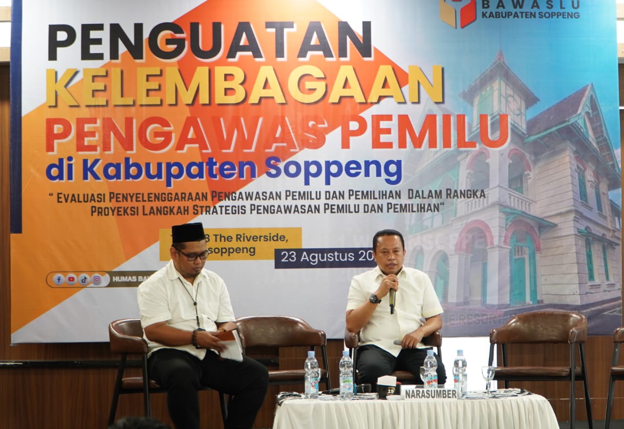 Forum Bawaslu Soppeng Hasilkan Catatan Kritis untuk Penguatan Kelembagaan Pengawas Pemilu