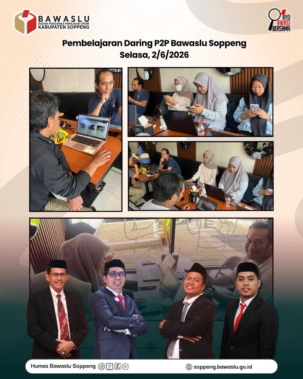 Antusiasme Peserta P2P Ikuti Pembelajaran, Bawaslu Soppeng Harapkan Ini