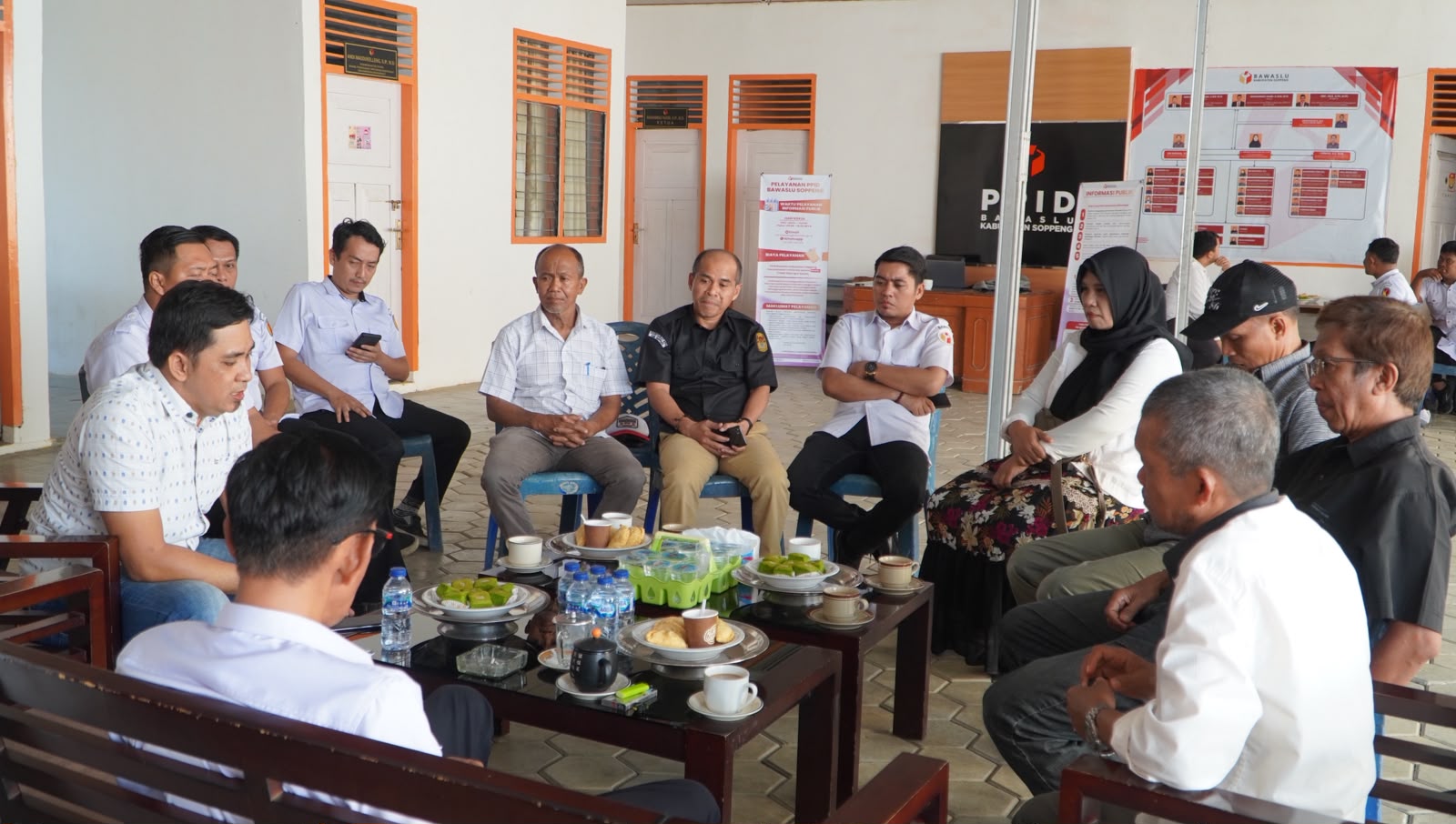 Optimalkan Pengawasan SIPOL, Bawaslu Soppeng Intens Bersinergi dengan KPU dan Parpol