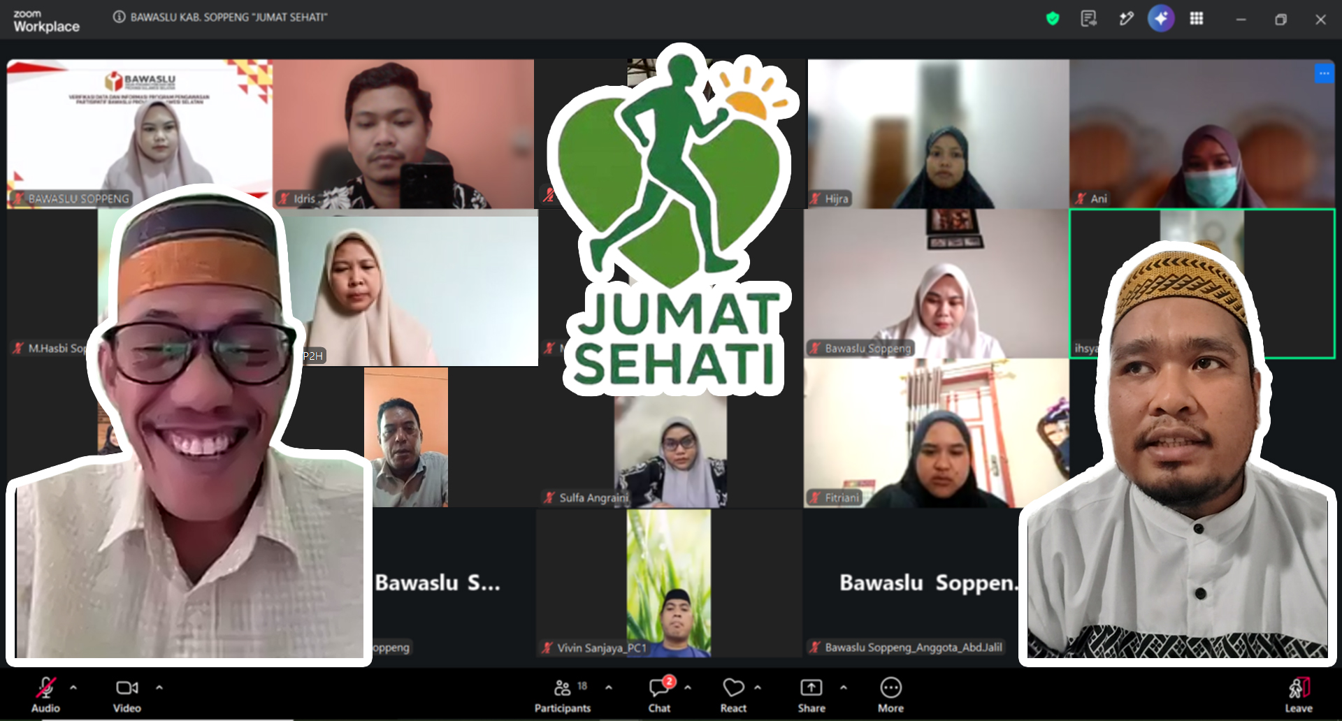 Jumat Sehati, Momen Bawaslu Soppeng Kuatkan Mental Spiritual