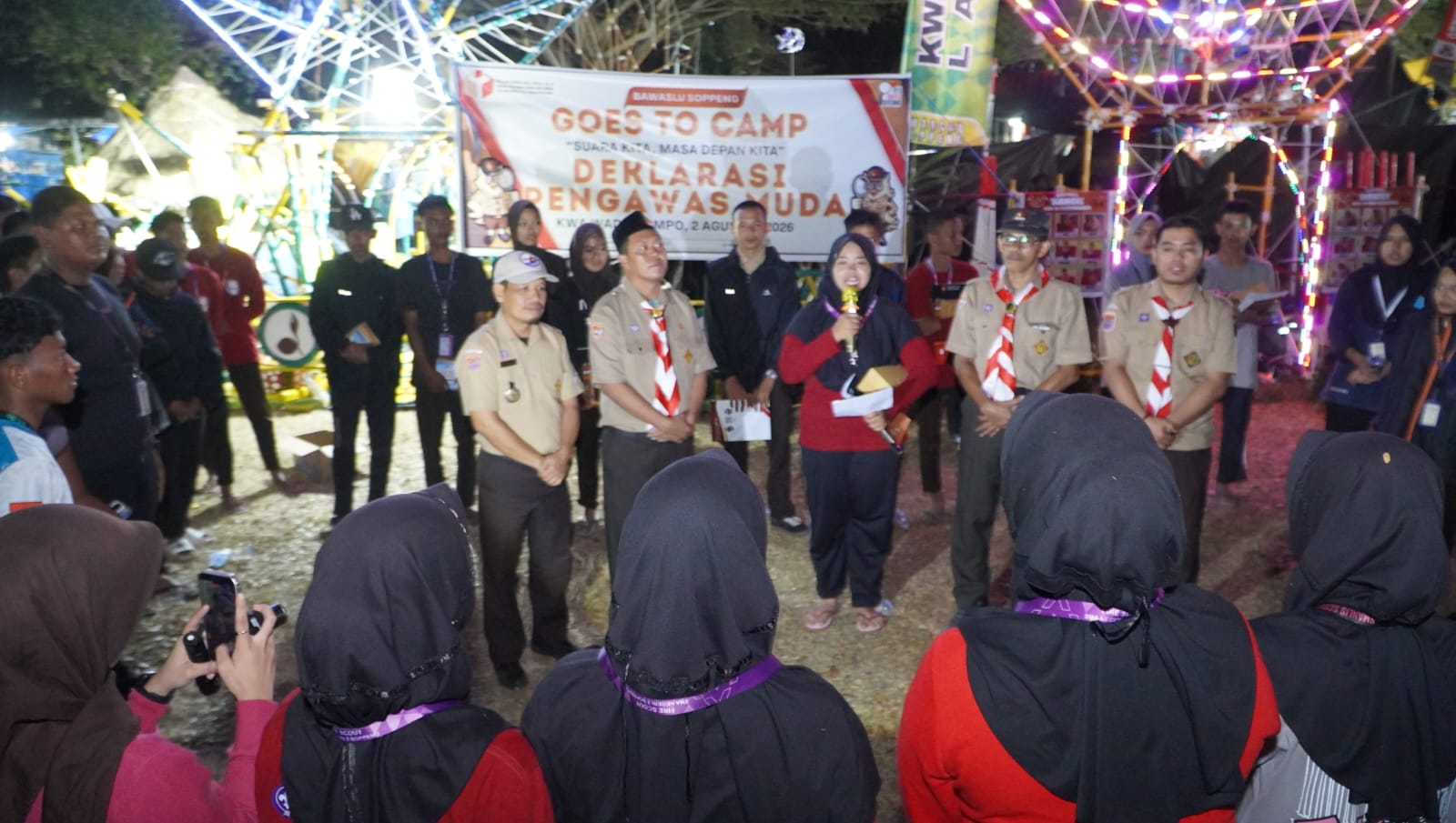 Pramuka Penggerak Deklarasikan Komitmen Pengawas Muda Kabupaten Soppeng