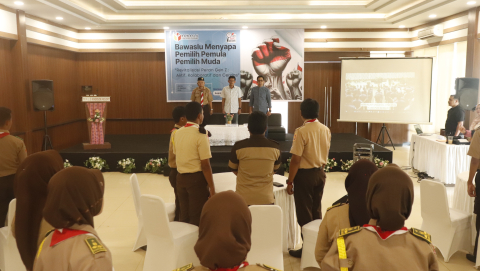 Bawaslu Soppeng Menyapa Pemilih Pemula Pemilu Muda