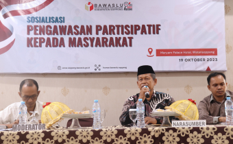 Dengungkan Pengawasan, Bawaslu Soppeng Rangkul Masyarakat Jadi Agen Pengawasan Partisipatif