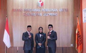 Awasi Pencalonan anggota DPD Bawaslu Soppeng Bentuk Tim Pengawasan