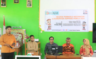 Pembentukan Panwaslu Kecamatan, Bawaslu Soppeng : Prosesnya Terbuka dan Sesuai Pedoman